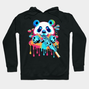 Panda With Guns and Candy Hoodie